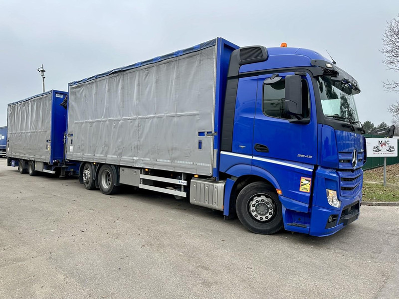 Mercedes-Benz Actros 2645 6x2 105m³ JUMBO + RETARDER + KRAN PALFINGER PK 19.001 SLD (4x) + RADIO - *FULL AIR* - FRIGO - EURO 6 - SAF AXLES - BELGIAN TRUCK - Camion fourgon, Camion grue: photos 1 Mercedes-Benz Actros 2645 6x2 105m³ JUMBO + RETARDER + KRAN PALFINGER PK 19.001 SLD (4x) + RADIO - *FULL AIR* - FRIGO - EURO 6 - SAF AXLES - BELGIAN TRUCK - Camion fourgon, Camion grue: photos 1