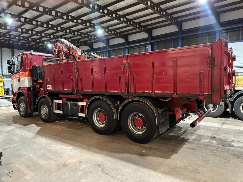 Scania G480 8x4 TIPPER + CRANE ATLAS 240.E4 + RADIO - STEEL SPRING / BIG AXLES - Camion benne, Camion grue: photos 4 Scania G480 8x4 TIPPER + CRANE ATLAS 240.E4 + RADIO - STEEL SPRING / BIG AXLES - Camion benne, Camion grue: photos 4