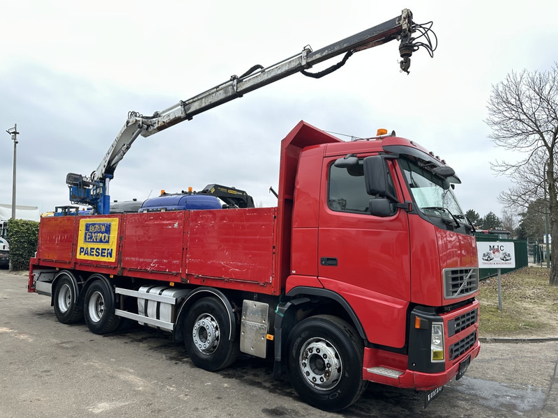 Volvo FH 400 8X4 + HIAB 130 R - STEEL SPRING / BLATT / BALLIESTAS - I SHIFT - BELGIAN TRUCK - Camion plateau, Camion grue: photos 1 Volvo FH 400 8X4 + HIAB 130 R - STEEL SPRING / BLATT / BALLIESTAS - I SHIFT - BELGIAN TRUCK - Camion plateau, Camion grue: photos 1