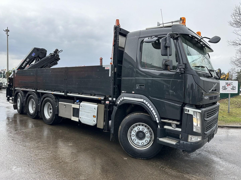Volvo FM 460 8x4 TRIDEM + CRANE HIAB 192 E-5 X HIPRO - DYNAMIC STEERING - 364.000km - TOP CONDITION - Camion plateau, Camion grue: photos 1 Volvo FM 460 8x4 TRIDEM + CRANE HIAB 192 E-5 X HIPRO - DYNAMIC STEERING - 364.000km - TOP CONDITION - Camion plateau, Camion grue: photos 1