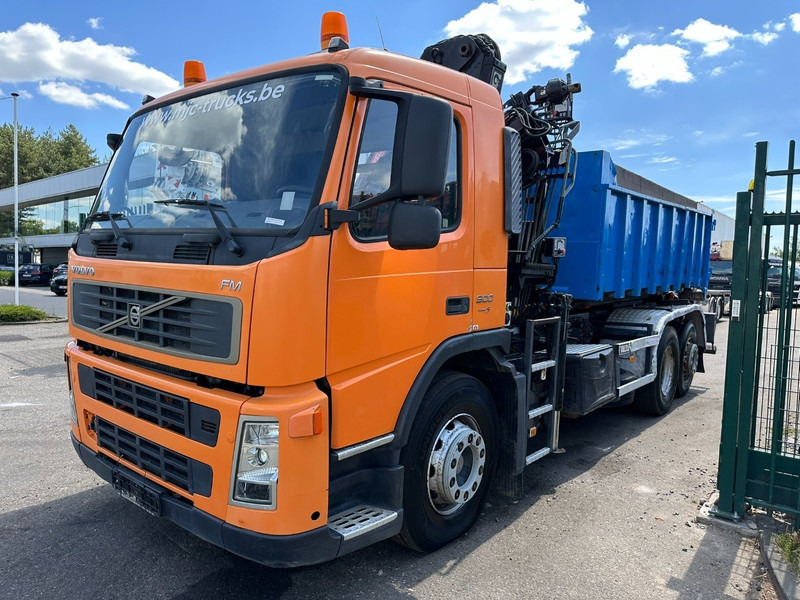 Volvo FM9-300 6x2 HOOKLIFT + HIAB 122 B-2 CL + ROTATOR - LIFT + STEERING AXLE - A/C - EURO 5 - INCL. CONTAINER - BE TRUCK - Camion ampliroll, Camion grue: photos 3 Volvo FM9-300 6x2 HOOKLIFT + HIAB 122 B-2 CL + ROTATOR - LIFT + STEERING AXLE - A/C - EURO 5 - INCL. CONTAINER - BE TRUCK - Camion ampliroll, Camion grue: photos 3