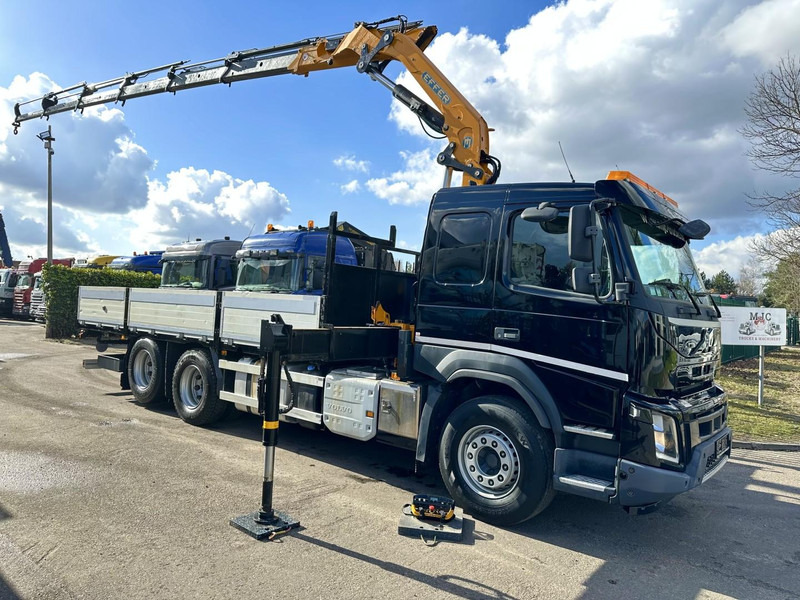 Volvo FMX 370 6x2 PRITSCHE 6M35 + KRAN EFFER 215/6S -*127.000km* - LIFT AXLE - DOUBLE WHEELS - I SHIFT - EURO 6 - BE PAPERS - Camion plateau, Camion grue: photos 2 Volvo FMX 370 6x2 PRITSCHE 6M35 + KRAN EFFER 215/6S -*127.000km* - LIFT AXLE - DOUBLE WHEELS - I SHIFT - EURO 6 - BE PAPERS - Camion plateau, Camion grue: photos 2