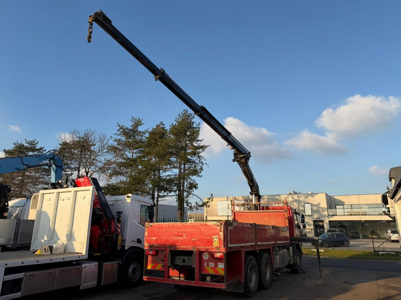 Volvo FMX 420 6X4 PRITSCHE + KRAN HMF 1720 + winch + radio - BIG AXLES / HUB REDUCTION - STEEL SPRING / BLATT - PLATFORM 6m10 - Camion plateau, Camion grue: photos 3 Volvo FMX 420 6X4 PRITSCHE + KRAN HMF 1720 + winch + radio - BIG AXLES / HUB REDUCTION - STEEL SPRING / BLATT - PLATFORM 6m10 - Camion plateau, Camion grue: photos 3