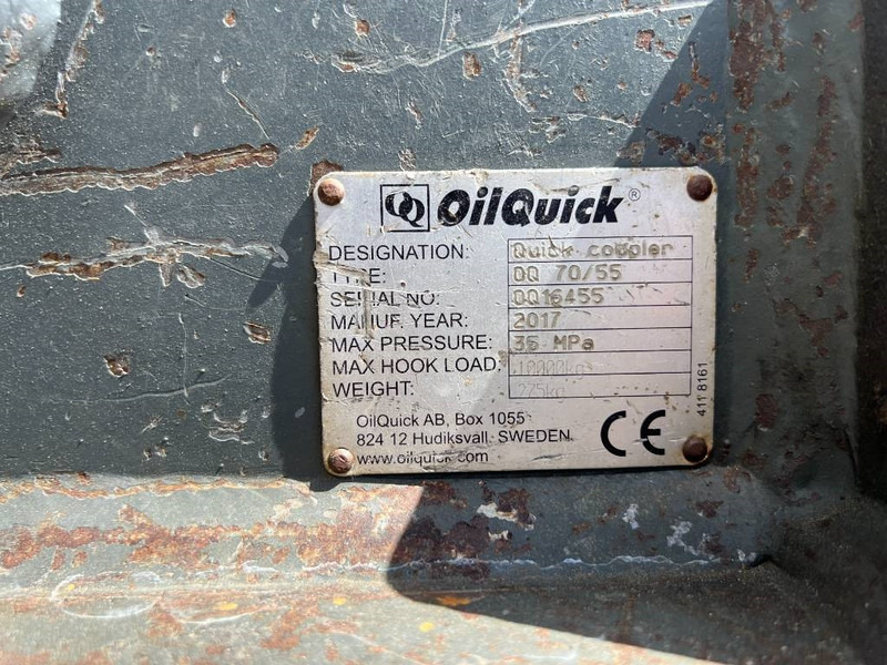 OilQuick OQ70/55 - EC210 / EC220 - Attache rapide pour Engins de chantier: photos 5 OilQuick OQ70/55 - EC210 / EC220 - Attache rapide pour Engins de chantier: photos 5