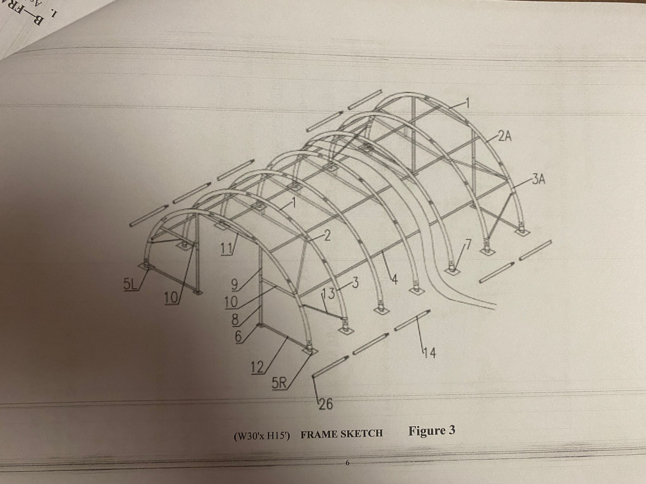 Matériel de chantier Hala Namiotowa Łukowa 19.81 m x 9.14 m x 4.5 m: photos 6