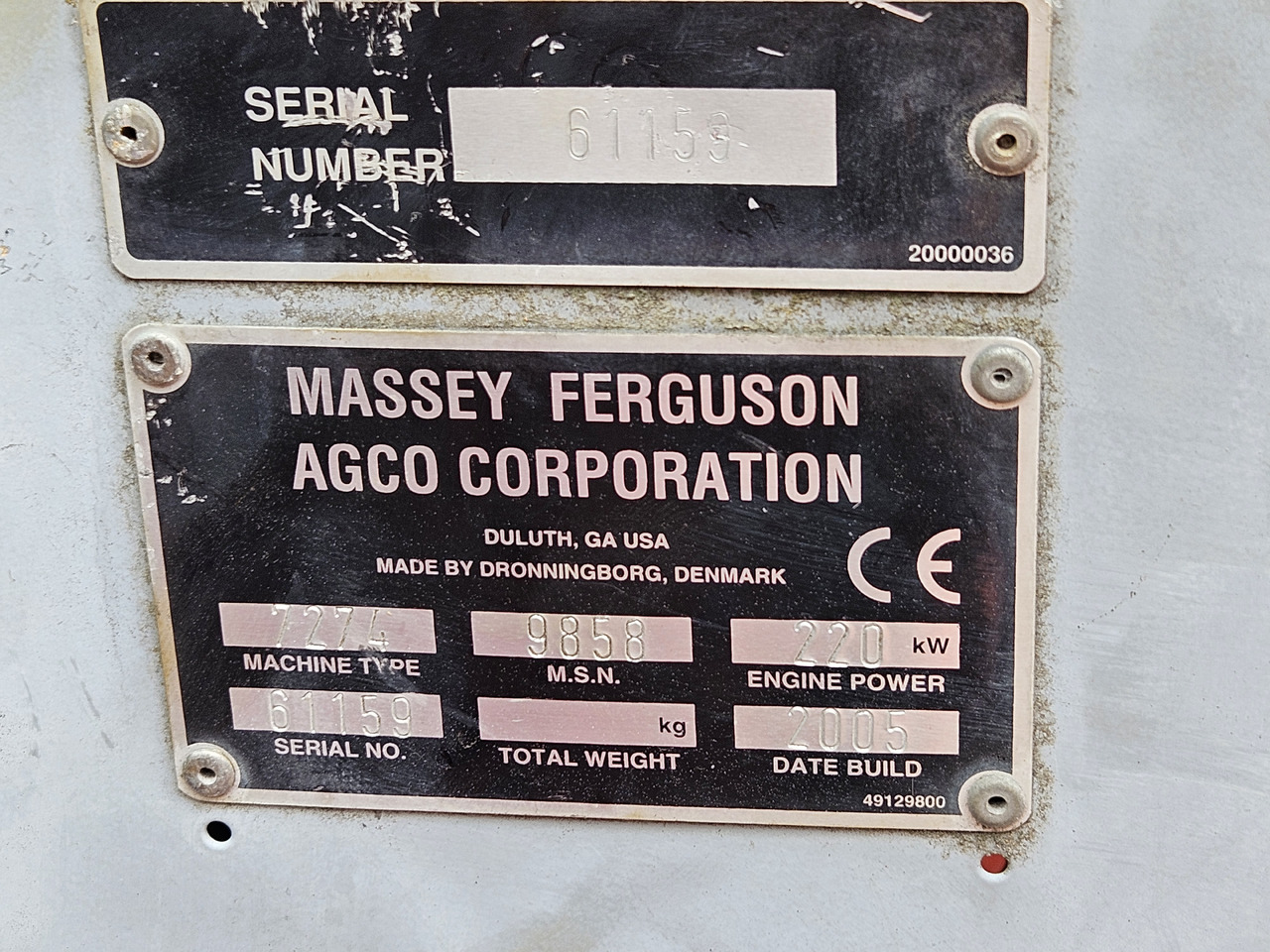 Massey Ferguson Cerea - Moissonneuse-batteuse: photos 5 Massey Ferguson Cerea - Moissonneuse-batteuse: photos 5