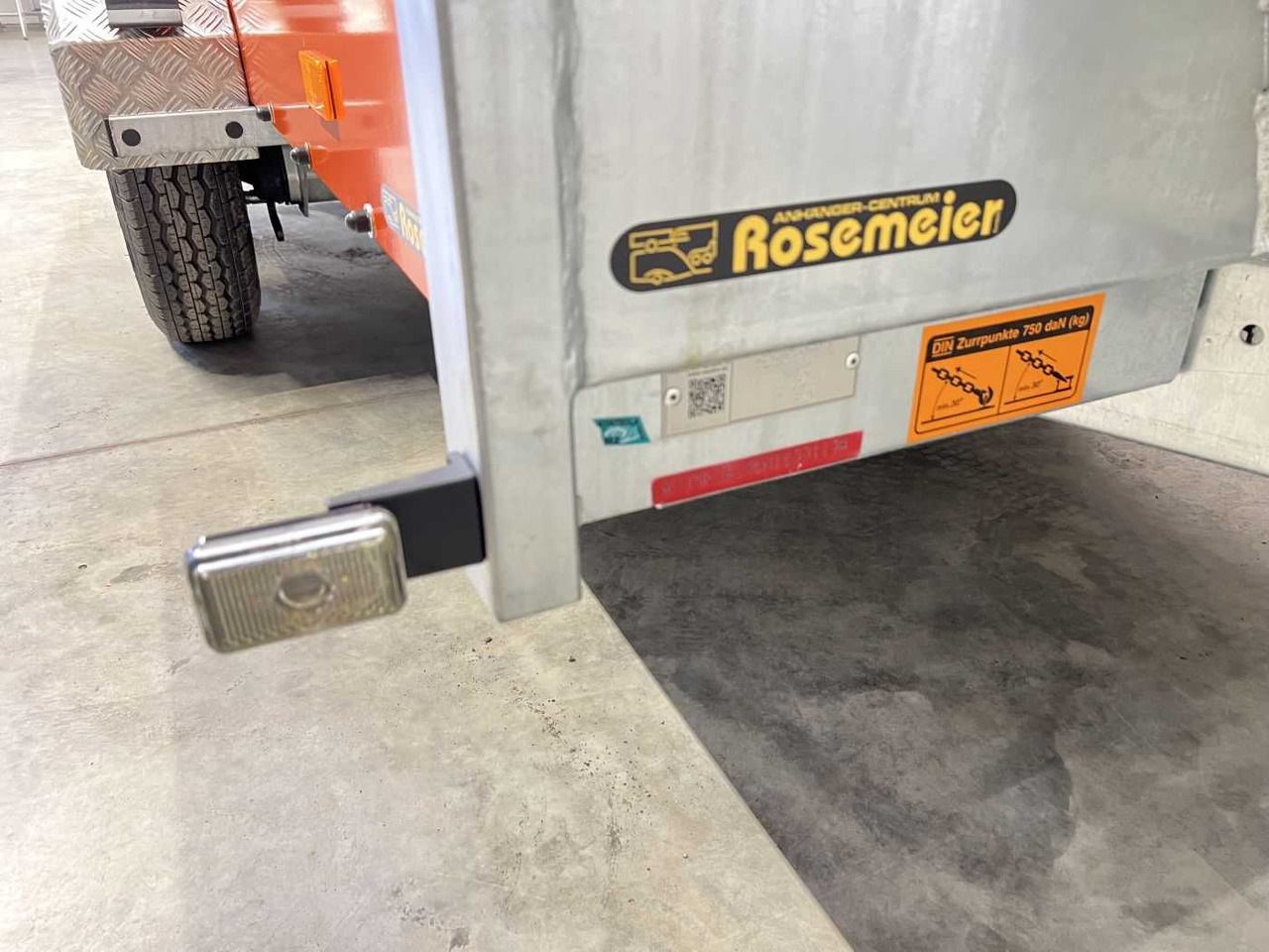 Remorque porte engin neuf ROSEMEIER VE BAT C35.36 orange Maschinentransporter: photos 18