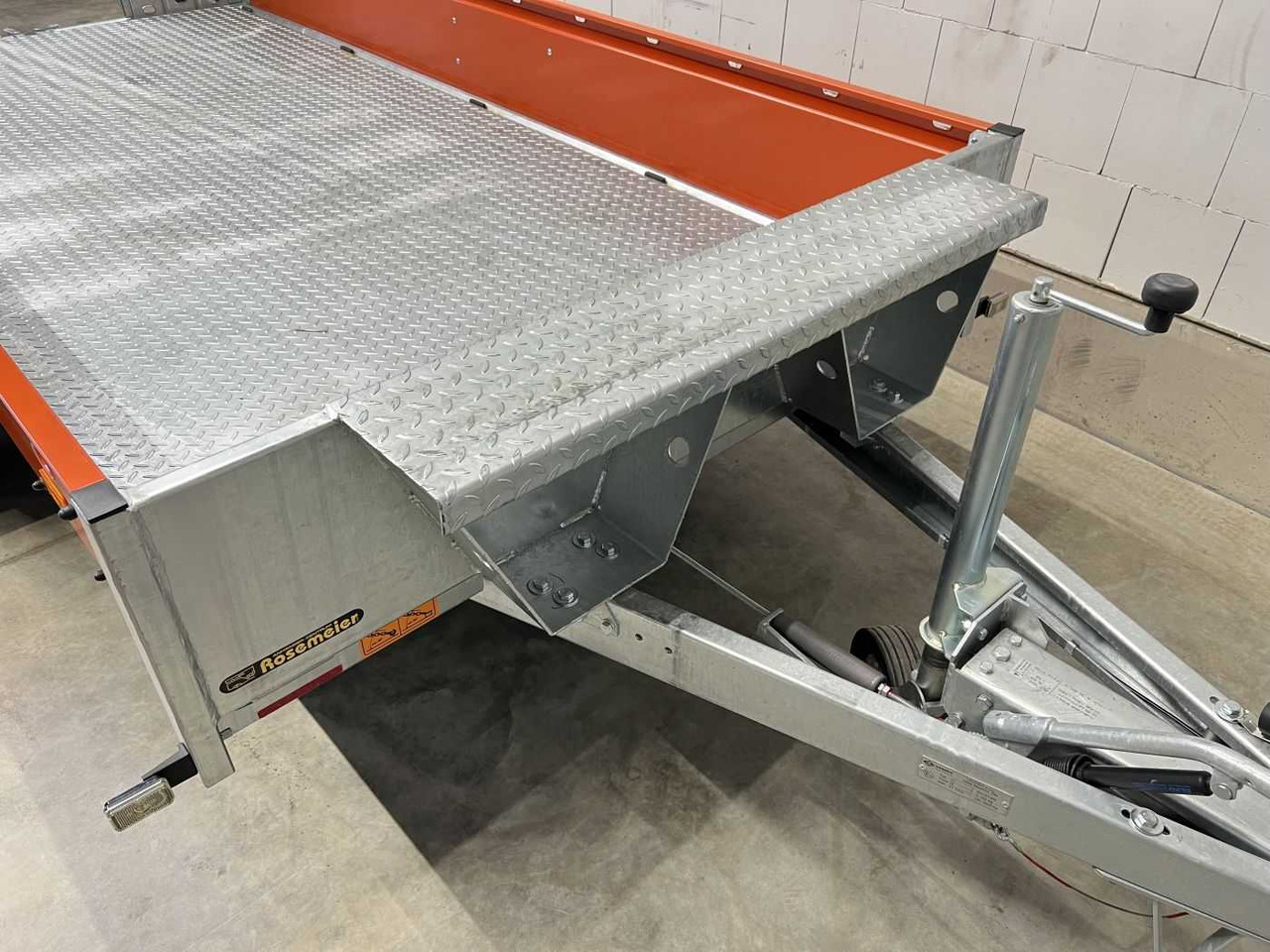 Remorque porte engin neuf ROSEMEIER VE BAT C35.36 orange Maschinentransporter: photos 19