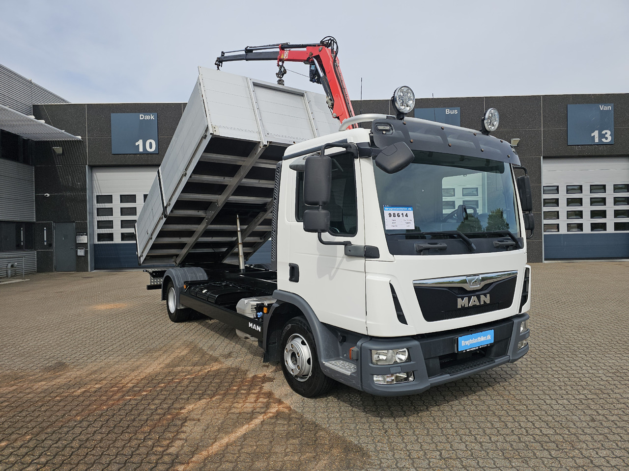 Camion benne, Camion grue MAN TGL 10.220: photos 6