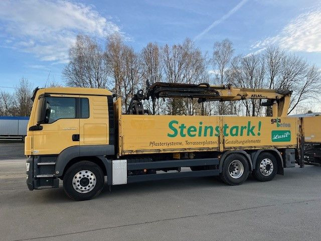 MAN TGS 26.400 Baustoff LKW mit Ladekran Atlas 210.2 MAN TGS 26.400 Baustoff LKW mit Ladekran Atlas 210.2 - Camion plateau, Camion grue: photos 3 MAN TGS 26.400 Baustoff LKW mit Ladekran Atlas 210.2 MAN TGS 26.400 Baustoff LKW mit Ladekran Atlas 210.2 - Camion plateau, Camion grue: photos 3