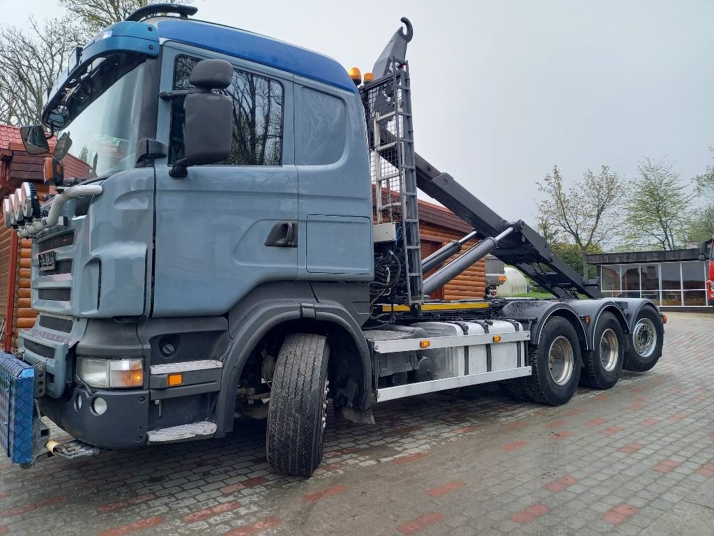 Scania R 480, 8x4, JOAB 24T HOOKLIFT - Camion ampliroll: photos 1 Scania R 480, 8x4, JOAB 24T HOOKLIFT - Camion ampliroll: photos 1