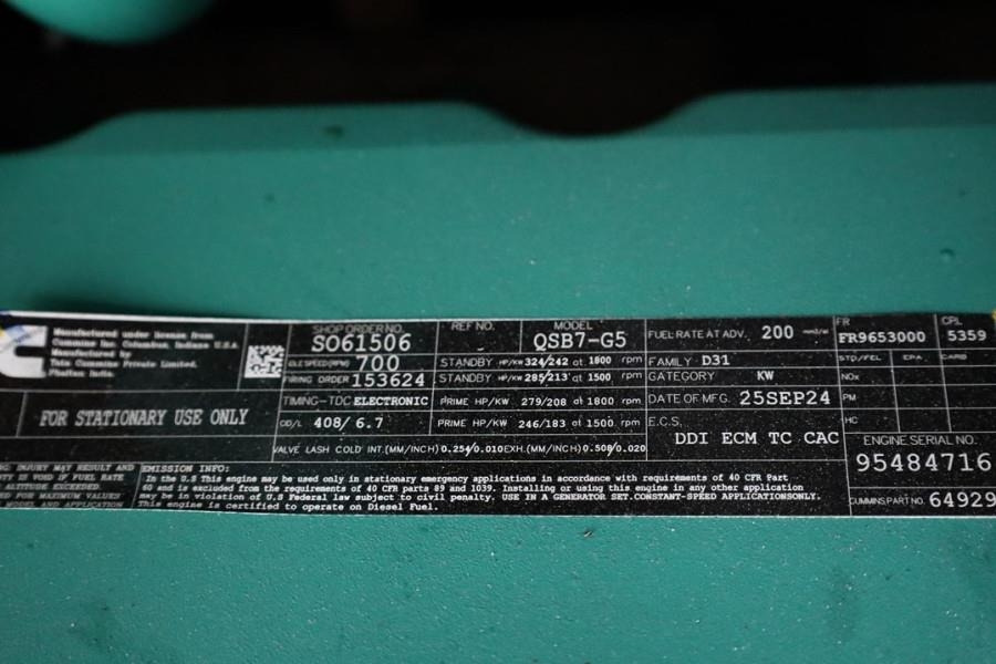 Cummins C220D5EQ Declaration of Conformity, Diesel, 220kVA - Groupe électrogène: photos 5 Cummins C220D5EQ Declaration of Conformity, Diesel, 220kVA - Groupe électrogène: photos 5