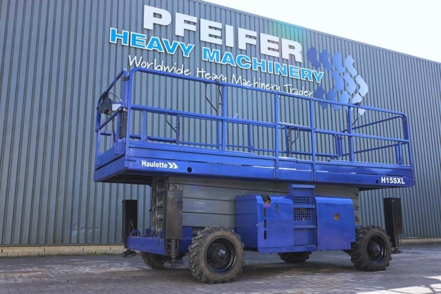 Haulotte H15SXL Diesel, 4x4 Drive, 15m Working Height, 500k - Nacelle ciseaux: photos 1 Haulotte H15SXL Diesel, 4x4 Drive, 15m Working Height, 500k - Nacelle ciseaux: photos 1