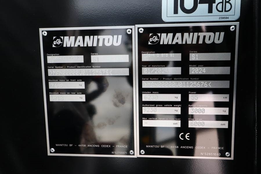 Chariot tout terrain Manitou M30-4 Valid inspection, *Guarantee! Diesel, 4x4 Dr: photos 6