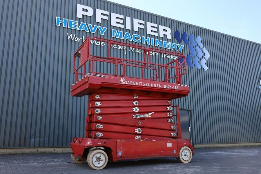 PB LIFT S171-16E Electric, 17.3m Working Height, 400k - Nacelle ciseaux: photos 1 PB LIFT S171-16E Electric, 17.3m Working Height, 400k - Nacelle ciseaux: photos 1