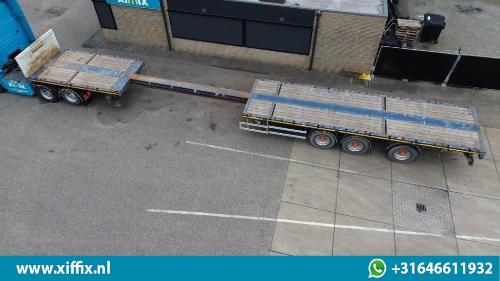 Doll 3-ass. Vlakke uitschuifbare oplegger / Naloop gestuurd - Semi-remorque plateau: photos 2 Doll 3-ass. Vlakke uitschuifbare oplegger / Naloop gestuurd - Semi-remorque plateau: photos 2