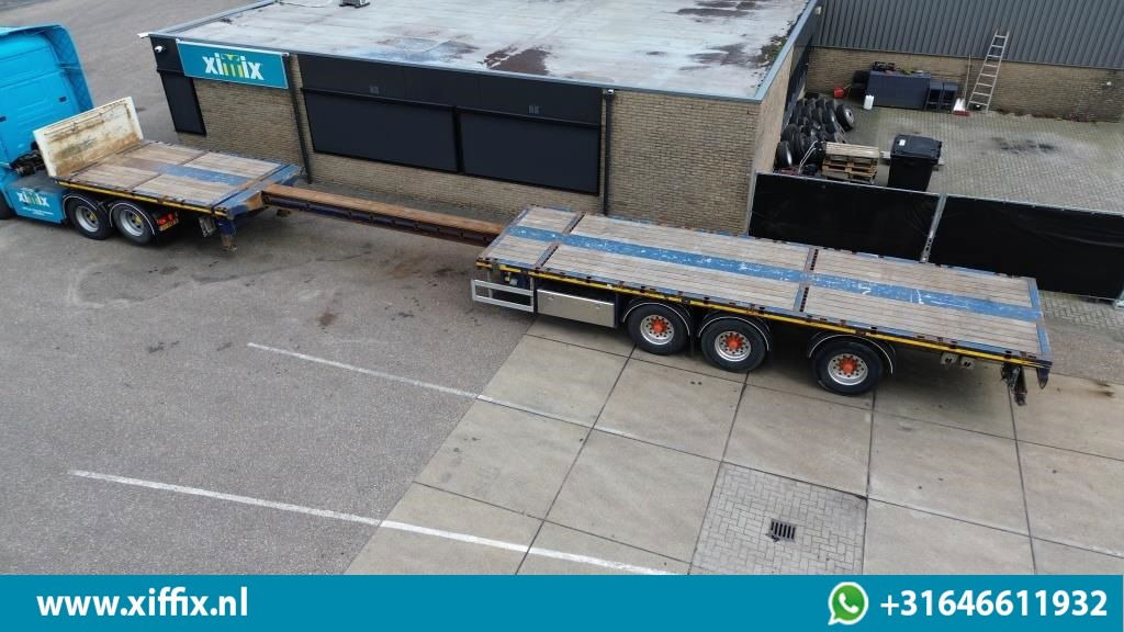 Doll 3-ass. Vlakke uitschuifbare oplegger / Naloop gestuurd - Semi-remorque plateau: photos 2 Doll 3-ass. Vlakke uitschuifbare oplegger / Naloop gestuurd - Semi-remorque plateau: photos 2