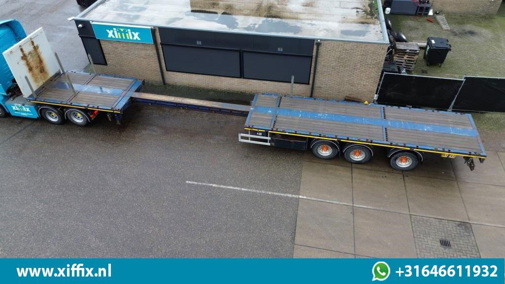 Doll 3-ass. Vlakke uitschuifbare oplegger / Naloop gestuurd - Semi-remorque plateau: photos 2 Doll 3-ass. Vlakke uitschuifbare oplegger / Naloop gestuurd - Semi-remorque plateau: photos 2