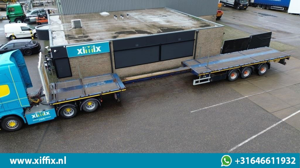 Doll 3-ass. Vlakke uitschuifbare oplegger / Naloop gestuurd - Semi-remorque plateau: photos 1 Doll 3-ass. Vlakke uitschuifbare oplegger / Naloop gestuurd - Semi-remorque plateau: photos 1