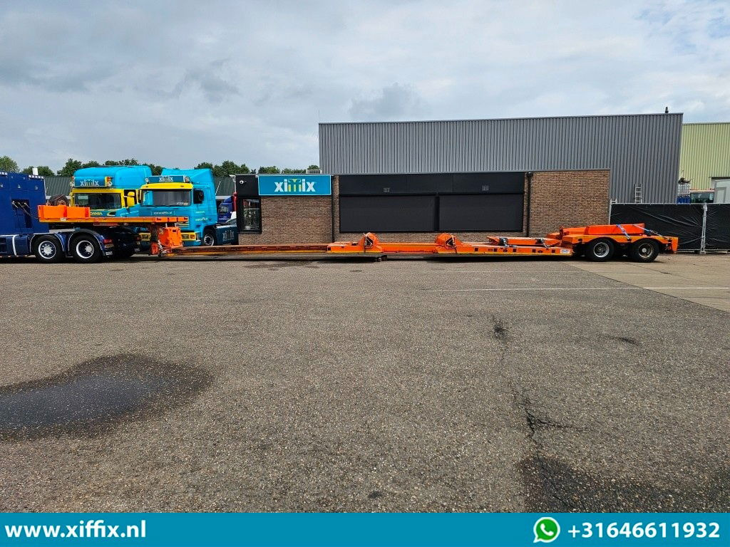 Semi-remorque surbaissé Faymonville 2-ass. Uitschuifbare dieplader met afneembare zwanenhals / 2x gestuurd: photos 13