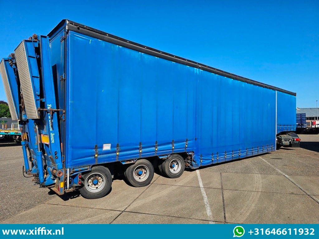 Goldhofer 3-ass. Dieplader met huifopbouw / Hydr. Hefbed en kleppen / 3x gestuur - Semi-remorque surbaissé: photos 4 Goldhofer 3-ass. Dieplader met huifopbouw / Hydr. Hefbed en kleppen / 3x gestuur - Semi-remorque surbaissé: photos 4
