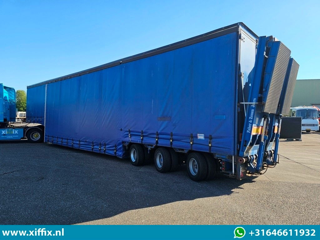 Goldhofer 3-ass. Dieplader met huifopbouw / Hydr. Hefbed en kleppen / 3x gestuur - Semi-remorque surbaissé: photos 5 Goldhofer 3-ass. Dieplader met huifopbouw / Hydr. Hefbed en kleppen / 3x gestuur - Semi-remorque surbaissé: photos 5