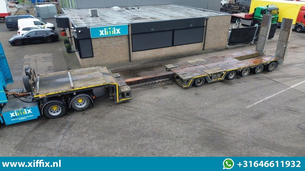 Lintrailers 5-ass. Uitschuifbare semi dieplader met hydr. Kleppen / 275 cm. Bree - Semi-remorque surbaissé: photos 1 Lintrailers 5-ass. Uitschuifbare semi dieplader met hydr. Kleppen / 275 cm. Bree - Semi-remorque surbaissé: photos 1