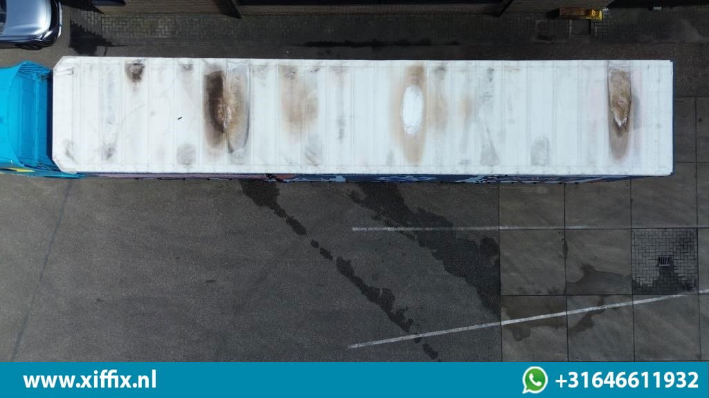 Meusburger 3-ass. Dieplader met huifopbouw / Naloop gestuurd - Semi-remorque surbaissé: photos 3 Meusburger 3-ass. Dieplader met huifopbouw / Naloop gestuurd - Semi-remorque surbaissé: photos 3