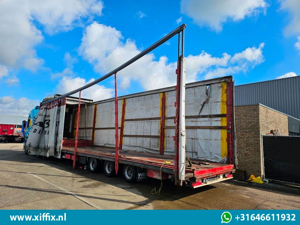 Semi-remorque surbaissé Wiese 3-ass. Semi dieplader met huifopbouw: photos 11