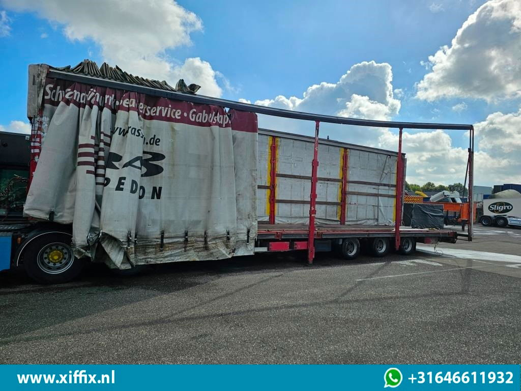 Wiese 3-ass. Semi dieplader met huifopbouw - Semi-remorque surbaissé: photos 4 Wiese 3-ass. Semi dieplader met huifopbouw - Semi-remorque surbaissé: photos 4