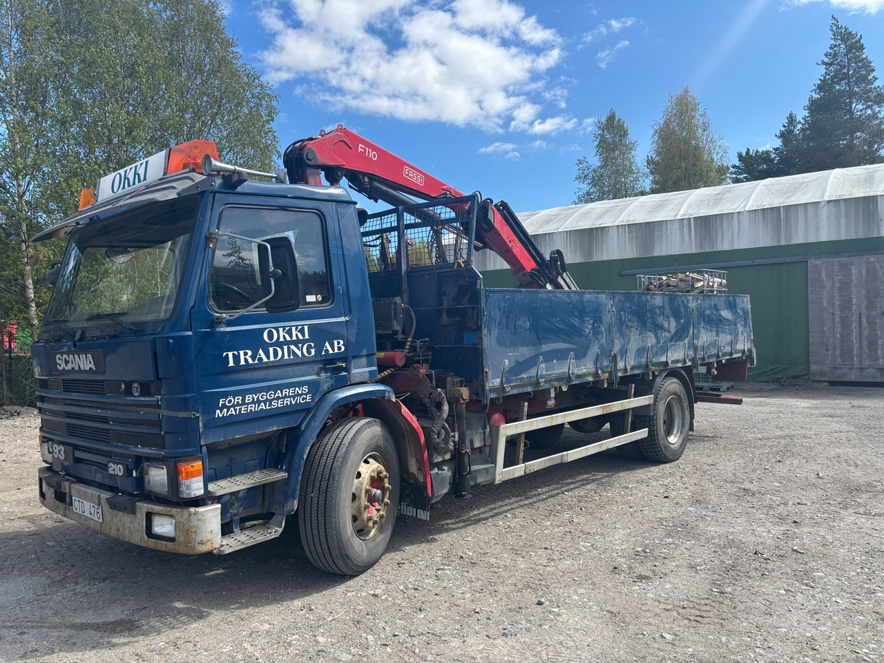 Scania G93ML4X2L 21050 - Camion grue: photos 1 Scania G93ML4X2L 21050 - Camion grue: photos 1