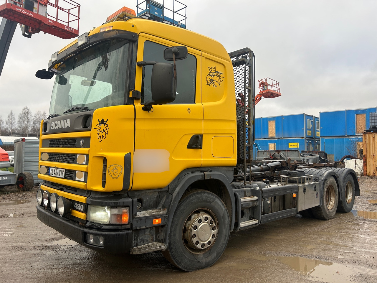 Scania R124GB6X2 - Camion ampliroll: photos 1 Scania R124GB6X2 - Camion ampliroll: photos 1