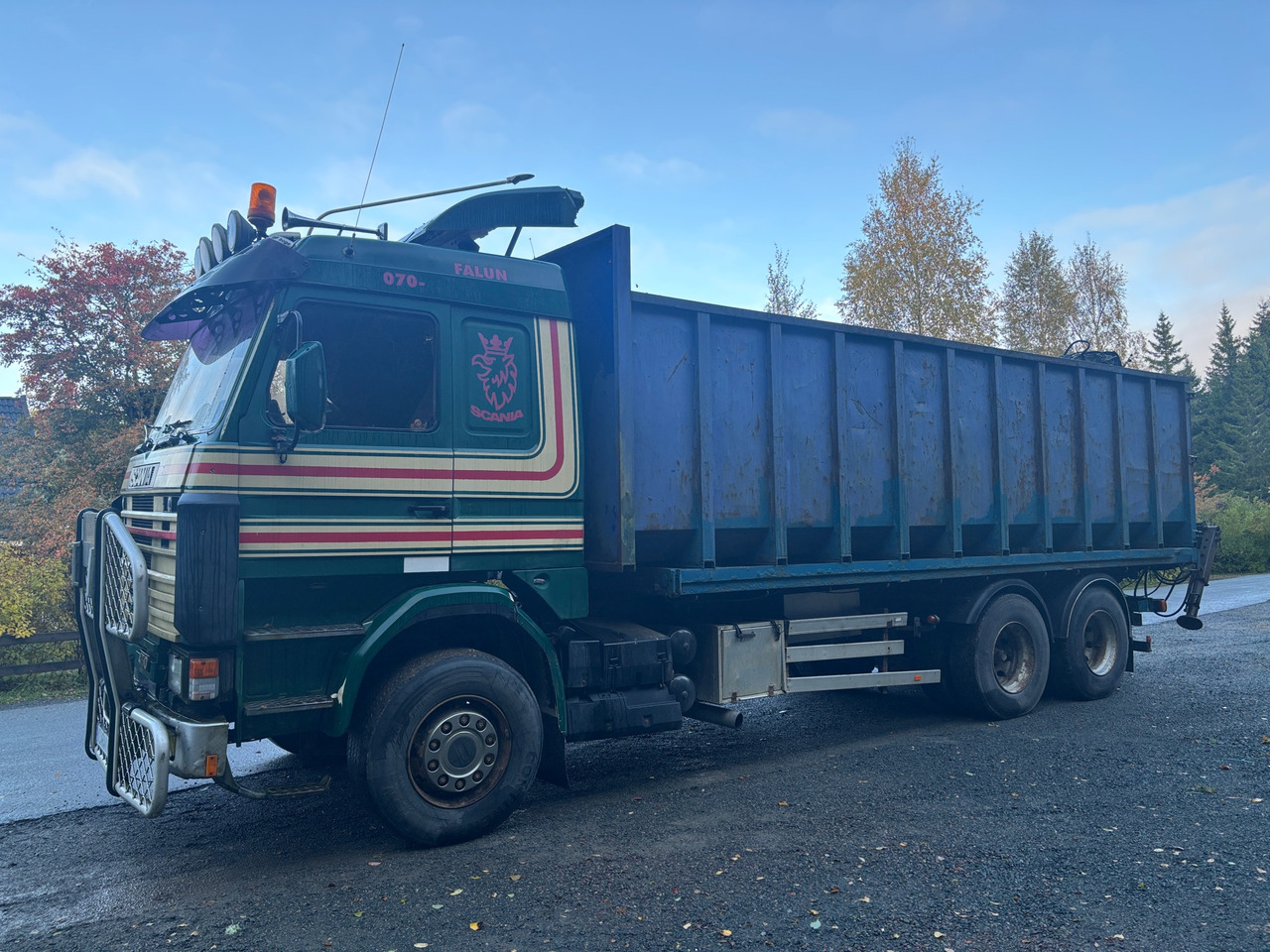 Scania R143 6X2 450 - Camion benne, Camion grue: photos 1 Scania R143 6X2 450 - Camion benne, Camion grue: photos 1