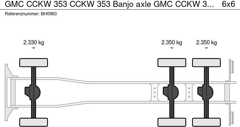 Camion fourgon GMC CCKW 353 CCKW 353 Banjo axle GMC CCKW 353 Banjo axle: photos 11