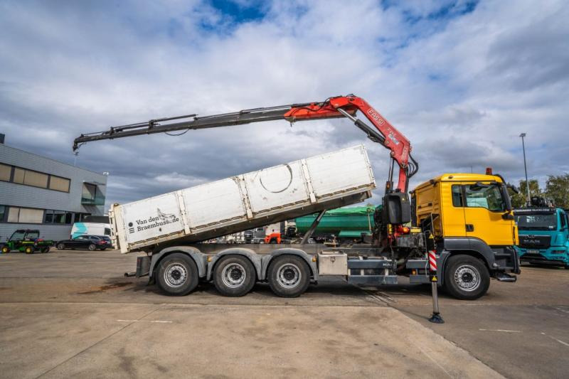 MAN TGS 32.400 BL + Fassi 245A/5x - Camion benne, Camion grue: photos 3 MAN TGS 32.400 BL + Fassi 245A/5x - Camion benne, Camion grue: photos 3