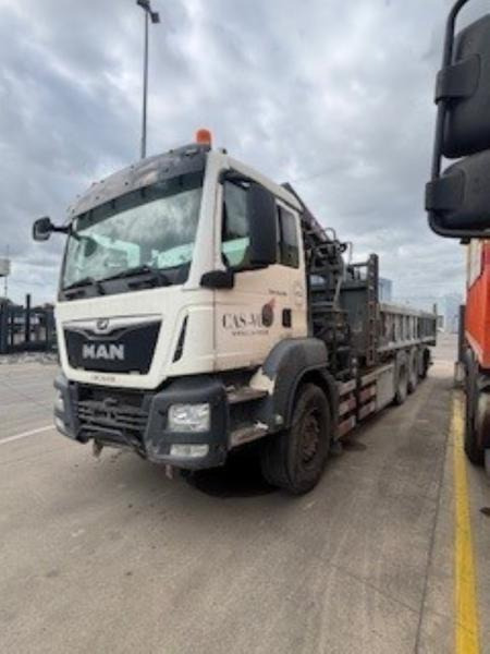MAN TGS 35.460 BL - HIAB X-HIDUO 228 E-3 - Camion benne, Camion grue: photos 1 MAN TGS 35.460 BL - HIAB X-HIDUO 228 E-3 - Camion benne, Camion grue: photos 1