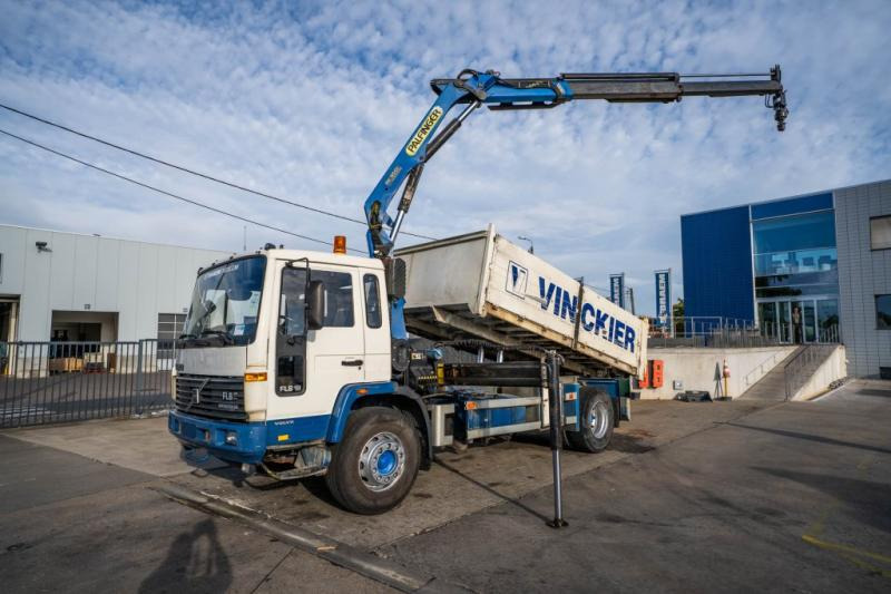 Volvo FL 619 - PK 9501 - Camion benne, Camion grue: photos 1 Volvo FL 619 - PK 9501 - Camion benne, Camion grue: photos 1