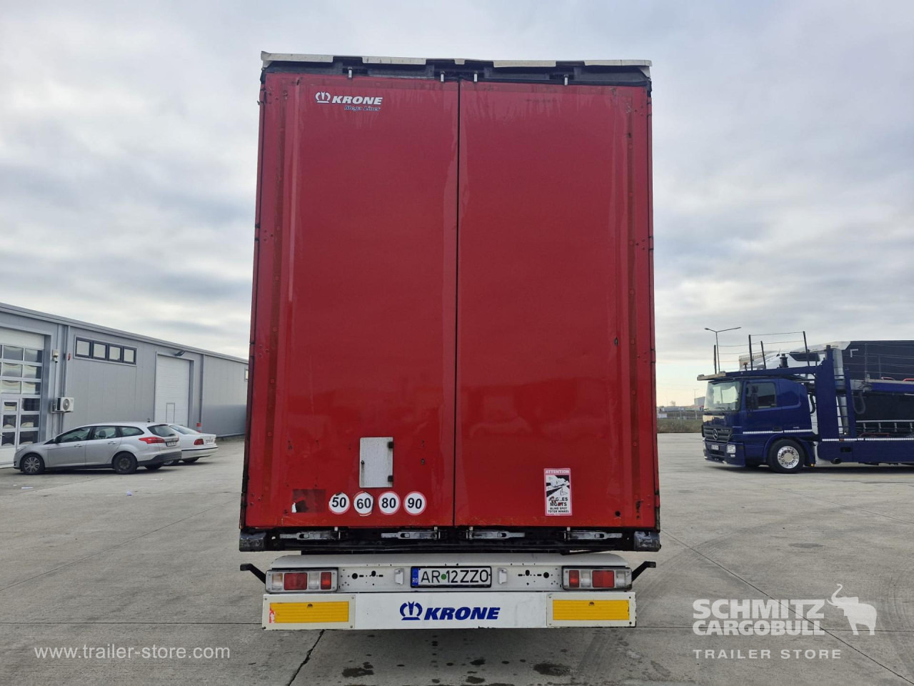 Semi-remorque rideaux coulissants KRONE Curtainsider Mega: photos 9 Semi-remorque rideaux coulissants KRONE Curtainsider Mega: photos 9
