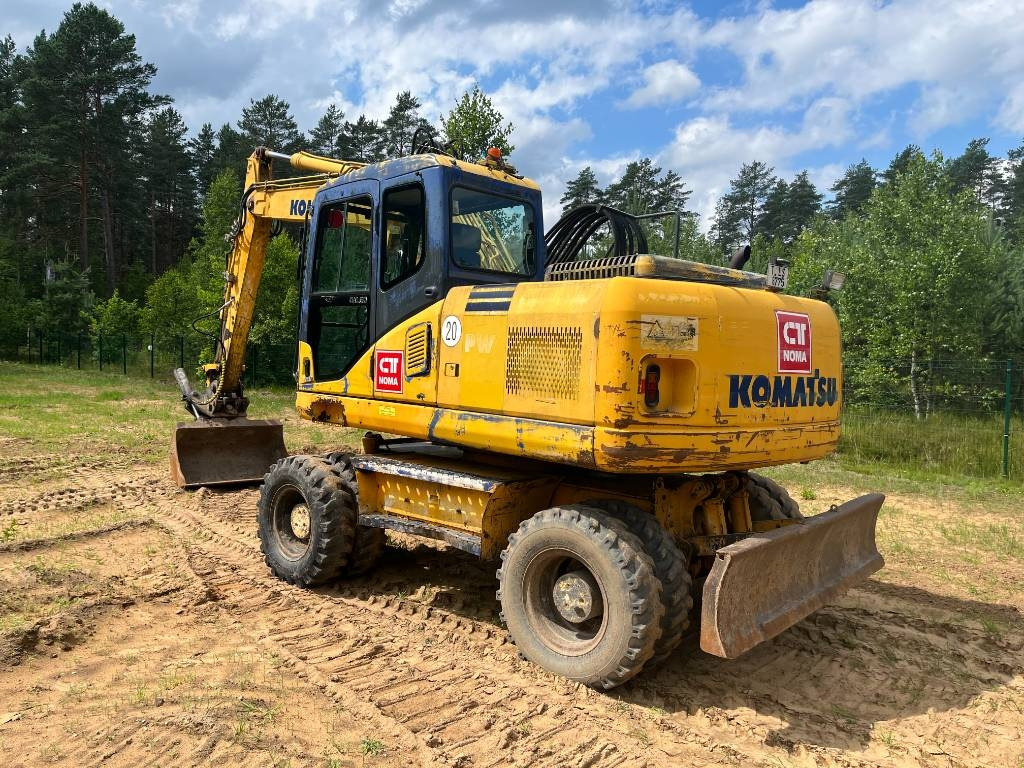 Komatsu PW 160 ES-7K - Pelle sur pneus: photos 4 Komatsu PW 160 ES-7K - Pelle sur pneus: photos 4