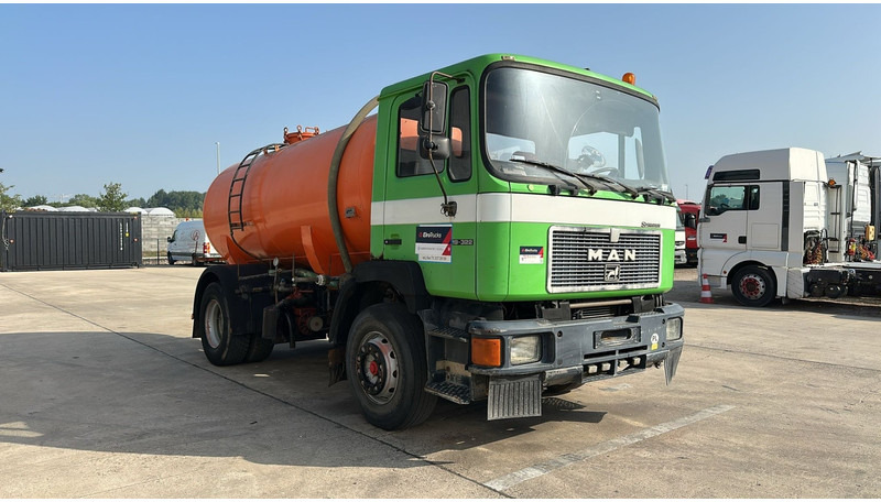 MAN 19.322 (MANUAL PUMP / POMPE MANUELLE / 11.000L) - Camion hydrocureur: photos 2 MAN 19.322 (MANUAL PUMP / POMPE MANUELLE / 11.000L) - Camion hydrocureur: photos 2