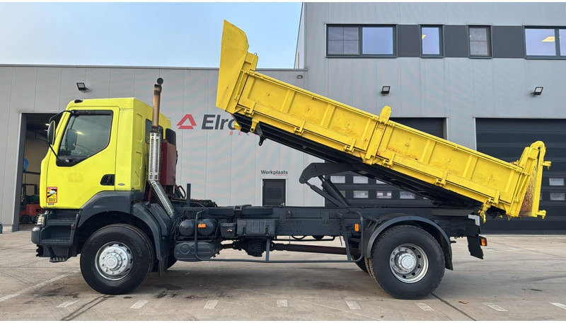 Camion benne Renault KERAX 340 (4X4 / CAMION FRANCAIS / PARFAIT ETAT / LAMES / BOITE ET POMPE MANUELLE / FRENCH TRUCK): photos 7