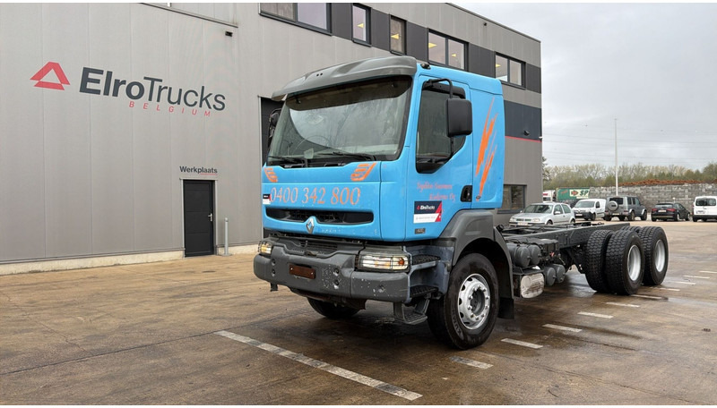 Renault KERAX 420 (LAMES / GRAND PONT / STEEL SUSP. / BIG AXLE / MANUAL GEARBOX / BOITE MANUELLE) - Châssis cabine: photos 1 Renault KERAX 420 (LAMES / GRAND PONT / STEEL SUSP. / BIG AXLE / MANUAL GEARBOX / BOITE MANUELLE) - Châssis cabine: photos 1