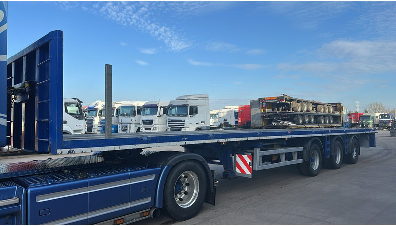 Renders ROC 16.27 NA (TUV BIS 02/2026 !! / BELGIAN TRAILER / PERFECT / X STEERING / WABCO SMARTBOARD / WEIGHT SYSTEM) - Semi-remorque plateau: photos 1 Renders ROC 16.27 NA (TUV BIS 02/2026 !! / BELGIAN TRAILER / PERFECT / X STEERING / WABCO SMARTBOARD / WEIGHT SYSTEM) - Semi-remorque plateau: photos 1