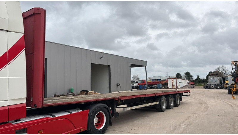 Van Hool 3B2011 (HOLLAND TRAILER / DRUM BRAKES / FREINS TAMBOURS) - Semi-remorque plateau: photos 1 Van Hool 3B2011 (HOLLAND TRAILER / DRUM BRAKES / FREINS TAMBOURS) - Semi-remorque plateau: photos 1