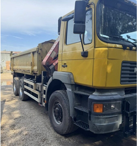 MAN 33/364 6x6 - Camion benne, Camion grue: photos 1 MAN 33/364 6x6 - Camion benne, Camion grue: photos 1