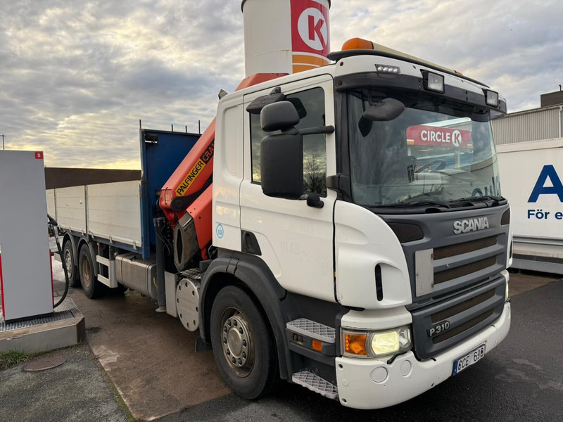 Scania P310 - Camion plateau, Camion grue: photos 2 Scania P310 - Camion plateau, Camion grue: photos 2