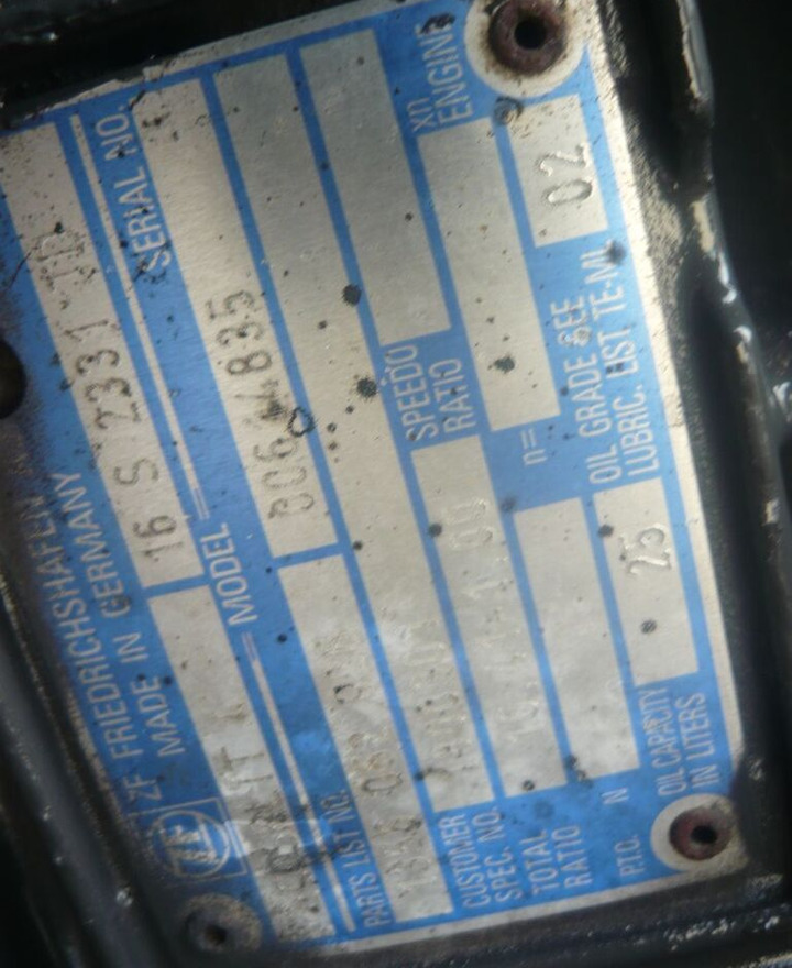 DAF ZF16S2331TD IT DAF XF 105 460 E5 - Boîte de vitesse pour Camion: photos 4 DAF ZF16S2331TD IT DAF XF 105 460 E5 - Boîte de vitesse pour Camion: photos 4