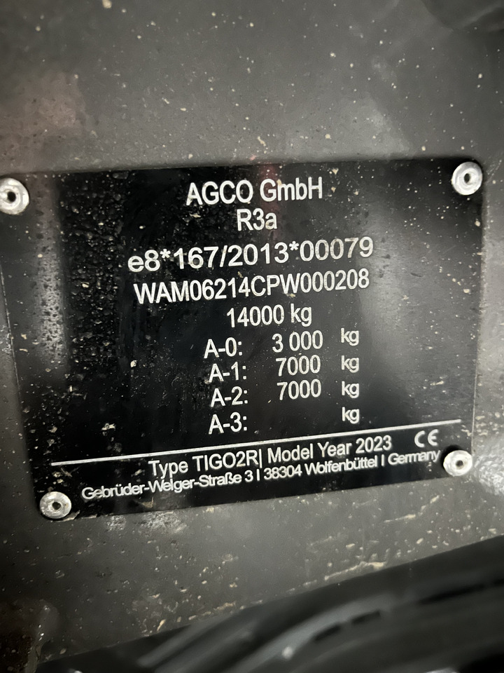 Ensileuse neuf FENDT Tigo 50MSD: photos 17 Ensileuse neuf FENDT Tigo 50MSD: photos 17