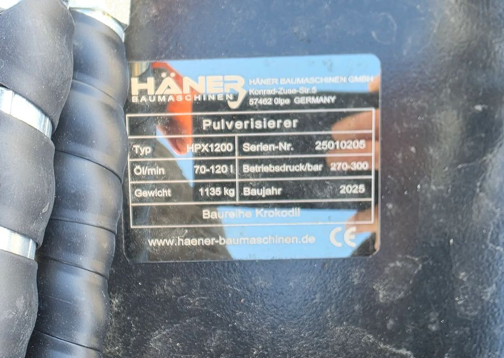 Accessoire pour Engins de chantier neuf Inny Nowe szczęki kruszące HANER HPX 1200, waga 1135 KG: photos 16