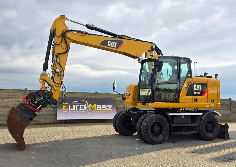 Caterpillar M314F, 2016 ROK, GŁOWICA ROTOTILT, 4400 MTH - Pelle sur pneus: photos 2 Caterpillar M314F, 2016 ROK, GŁOWICA ROTOTILT, 4400 MTH - Pelle sur pneus: photos 2